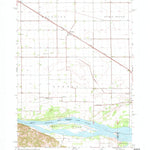 United States Geological Survey Meckling, SD-NE (1968, 24000-Scale) digital map