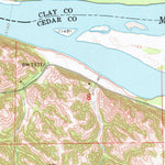 United States Geological Survey Meckling, SD-NE (1968, 24000-Scale) digital map