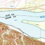 United States Geological Survey Meckling, SD-NE (1994, 24000-Scale) digital map