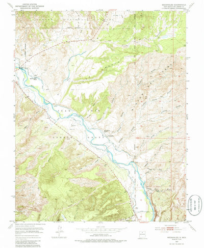 United States Geological Survey Medanales, NM (1953, 24000-Scale) digital map