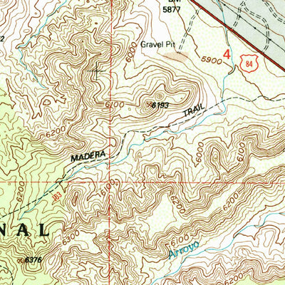 United States Geological Survey Medanales, NM (1995, 24000-Scale) digital map