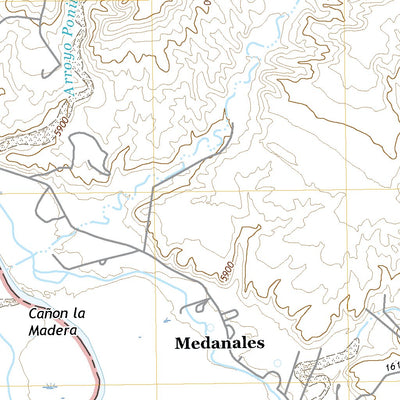 United States Geological Survey Medanales, NM (2020, 24000-Scale) digital map