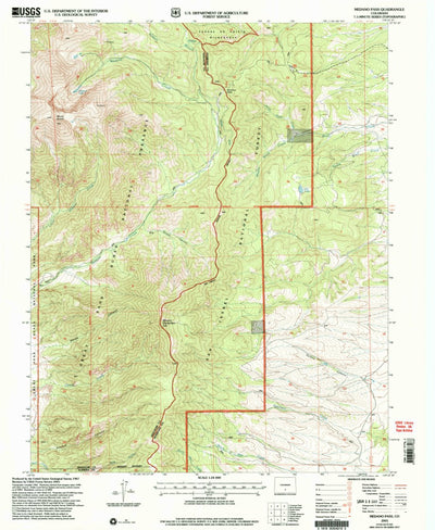 United States Geological Survey Medano Pass, CO (2001, 24000-Scale) digital map
