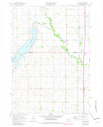 United States Geological Survey Medary, SD (1964, 24000-Scale) digital map