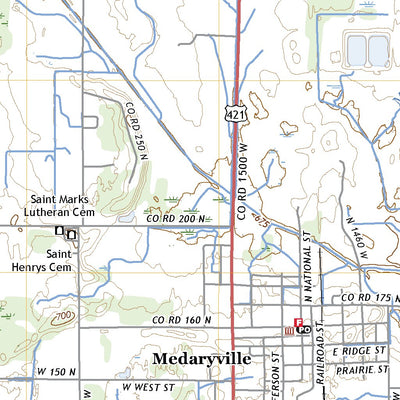 United States Geological Survey Medaryville, IN (2022, 24000-Scale) digital map