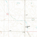 United States Geological Survey Medberry, ND (1982, 24000-Scale) digital map