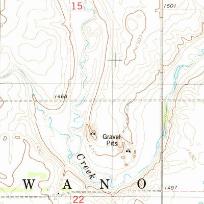 United States Geological Survey Medberry, ND (1982, 24000-Scale) digital map