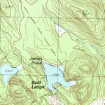 United States Geological Survey Meddybemps Lake East, ME (1987, 24000-Scale) digital map