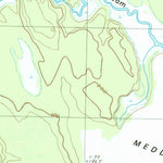 United States Geological Survey Meddybemps Lake West, ME (1987, 24000-Scale) digital map