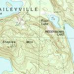 United States Geological Survey Meddybemps Lake West, ME (1987, 24000-Scale) digital map