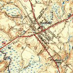 United States Geological Survey Medfield, MA (1940, 31680-Scale) digital map