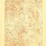 United States Geological Survey Medford E, OR-CA (1893, 250000-Scale) digital map