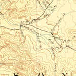 United States Geological Survey Medford E, OR-CA (1893, 250000-Scale) digital map