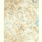 United States Geological Survey Medford E, OR-CA (1897, 250000-Scale) digital map