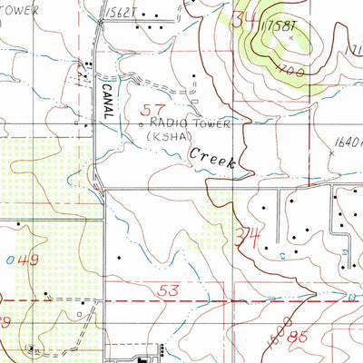 United States Geological Survey Medford East, OR (1983, 24000-Scale) digital map