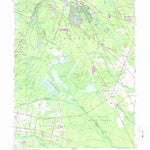 United States Geological Survey Medford Lakes, NJ (1967, 24000-Scale) digital map
