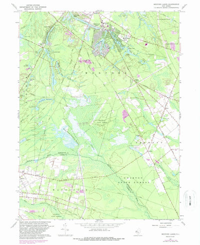 United States Geological Survey Medford Lakes, NJ (1967, 24000-Scale) digital map