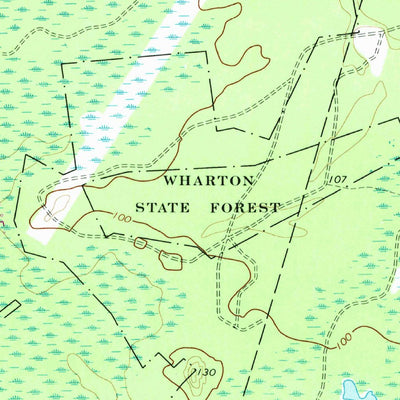 United States Geological Survey Medford Lakes, NJ (1967, 24000-Scale) digital map