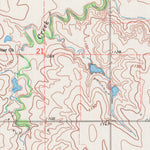 United States Geological Survey Medford NE, OK-KS (1968, 24000-Scale) digital map