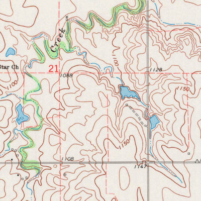 United States Geological Survey Medford NE, OK-KS (1968, 24000-Scale) digital map