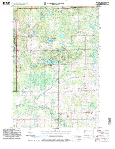 United States Geological Survey Medford NW, WI (2005, 24000-Scale) digital map