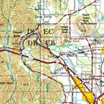 United States Geological Survey Medford, OR-CA (1955, 250000-Scale) digital map