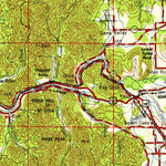 United States Geological Survey Medford, OR-CA (1958, 250000-Scale) digital map