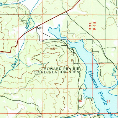 United States Geological Survey Medford, OR-CA (1978, 100000-Scale) digital map
