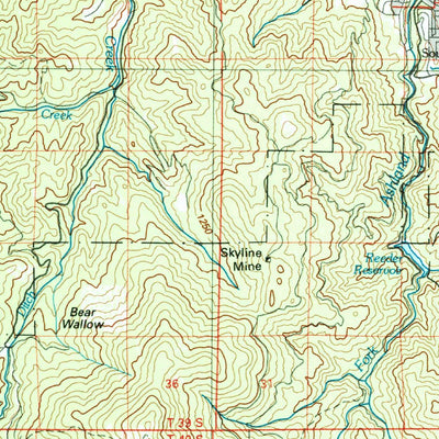 United States Geological Survey Medford, OR-CA (1978, 100000-Scale) digital map