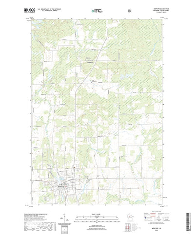 United States Geological Survey Medford, WI (2022, 24000-Scale) digital map