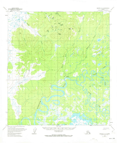 United States Geological Survey Medfra A-4, AK (1959, 63360-Scale) digital map