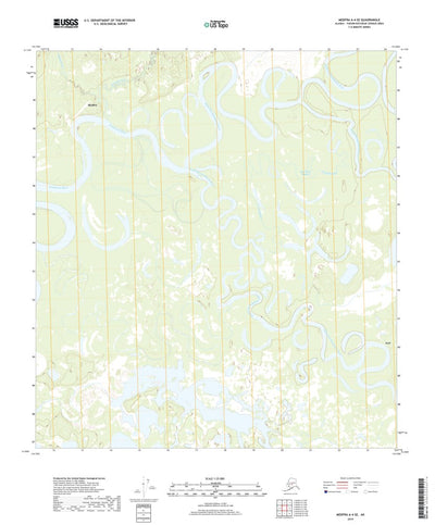 United States Geological Survey Medfra A-4 SE, AK (2019, 25000-Scale) digital map