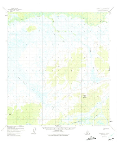 United States Geological Survey Medfra A-5, AK (1954, 63360-Scale) digital map