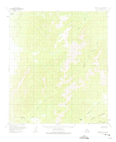 United States Geological Survey Medfra D-2, AK (1958, 63360-Scale) digital map
