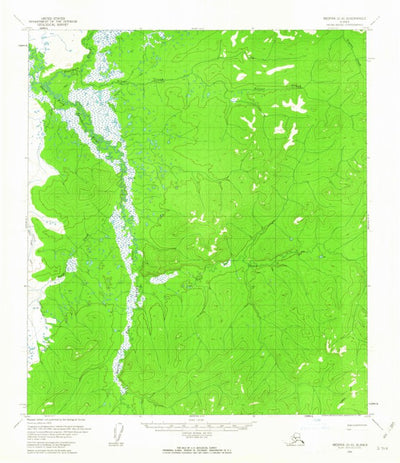 United States Geological Survey Medfra D-6, AK (1954, 63360-Scale) digital map