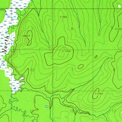 United States Geological Survey Medfra D-6, AK (1954, 63360-Scale) digital map