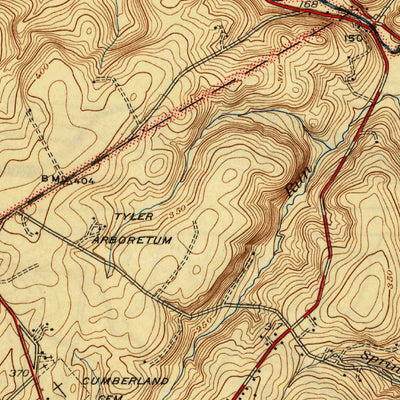 United States Geological Survey Media, PA (1945, 31680-Scale) digital map