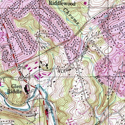 United States Geological Survey Media, PA (1995, 24000-Scale) digital map