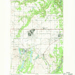 United States Geological Survey Medical Lake, WA (1954, 62500-Scale) digital map
