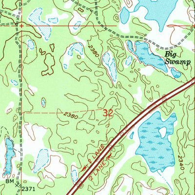 United States Geological Survey Medical Lake, WA (1973, 24000-Scale) digital map
