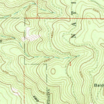 United States Geological Survey Medical Springs, OR (1993, 24000-Scale) digital map