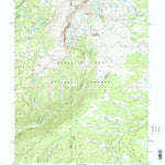 United States Geological Survey Medicine Bow Peak, WY (1992, 24000-Scale) digital map