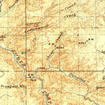 United States Geological Survey Medicine Bow, WY-CO (1908, 125000-Scale) digital map
