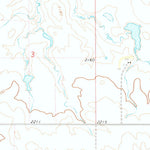 United States Geological Survey Medicine Butte SE, ND (1972, 24000-Scale) digital map