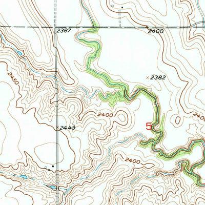 United States Geological Survey Medicine Creek Dam, NE (1956, 24000-Scale) digital map