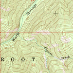 United States Geological Survey Medicine Hot Springs, MT (1965, 24000-Scale) digital map