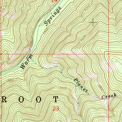 United States Geological Survey Medicine Hot Springs, MT (1965, 24000-Scale) digital map