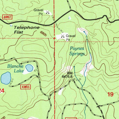 United States Geological Survey Medicine Lake, CA (1993, 24000-Scale) digital map