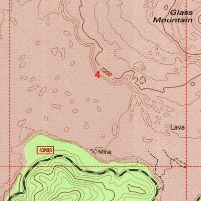 United States Geological Survey Medicine Lake, CA (1993, 24000-Scale) digital map