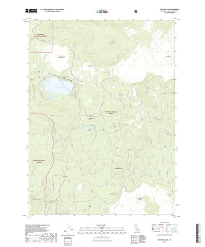United States Geological Survey Medicine Lake, CA (2021, 24000-Scale) digital map